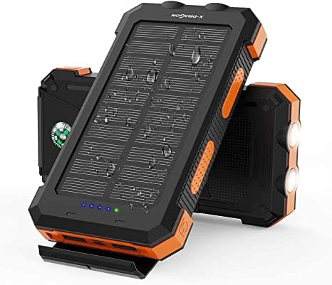Solar Power Bank - Dual USB Phone Charger